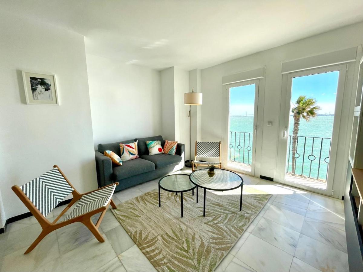Gatu Villa Oceano Frente Al Mar En Puerto Sherry " Preferente Mayores De 25 Anos Y Familias " 엘푸에르토데산타마리아 외부 사진