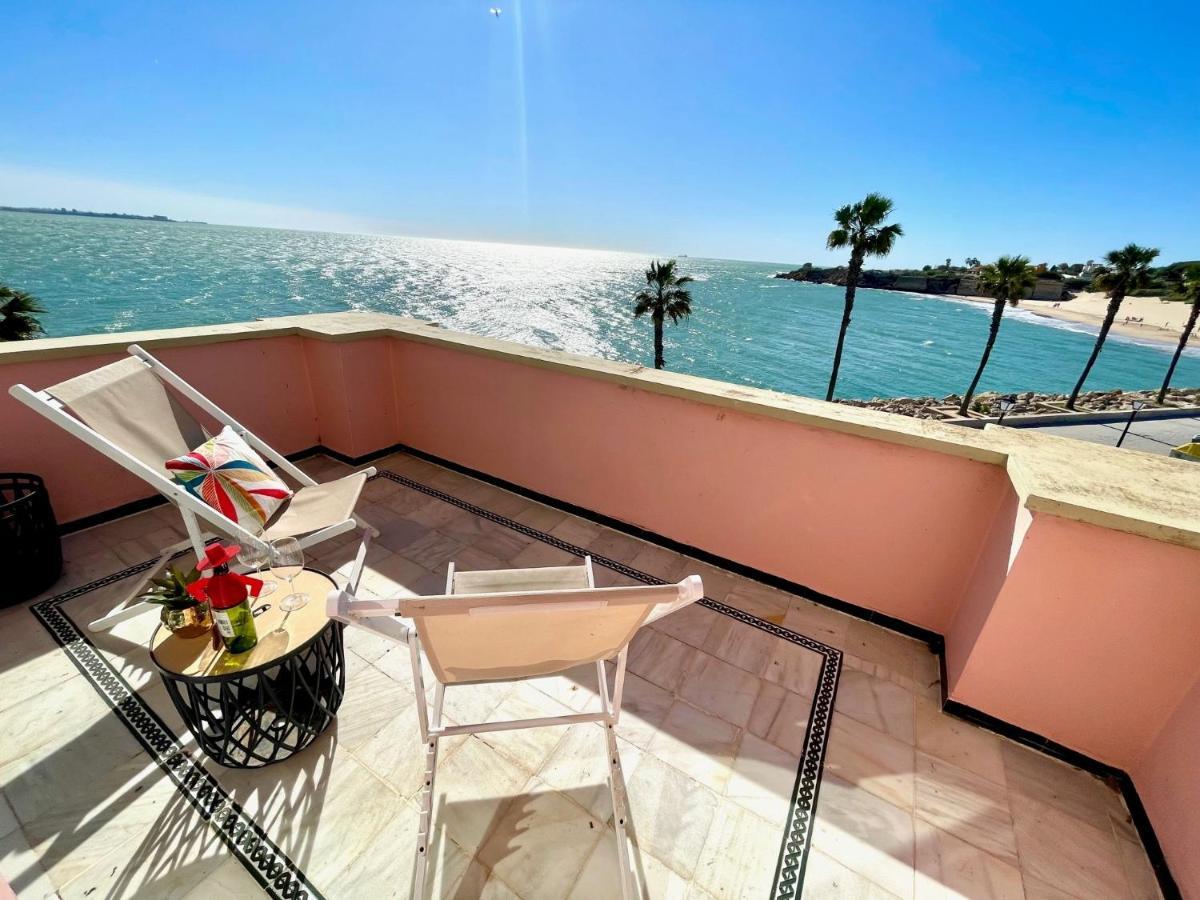Gatu Villa Oceano Frente Al Mar En Puerto Sherry " Preferente Mayores De 25 Anos Y Familias " 엘푸에르토데산타마리아 외부 사진